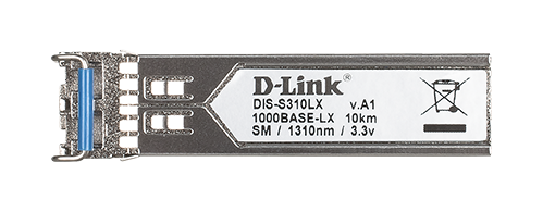 D-Link DIS-S310LX Mini‑GBIC SFP to 1000BaseLX Single‑Mode 10km Fibre Transceiver